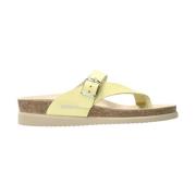 Comfortabele Helen Dames Sandaal Mephisto , Yellow , Dames