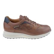 Comfortabele Heren Sneaker - Davis Mephisto , Brown , Heren