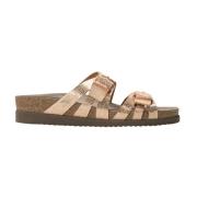 Comfortabele Damessandaal - Brons Mephisto , Brown , Dames