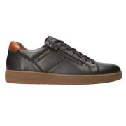 Bruine Leren Herensneaker Mephisto , Brown , Heren