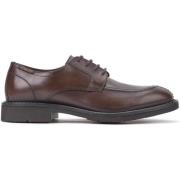 Handgemaakte Veterschoen - Donkerbruin Leer Mephisto , Brown , Heren