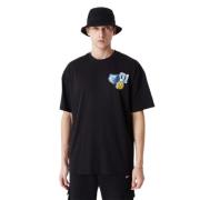 Zwarte Grizzlees Arch Wrdmrk Tee New Era , Black , Heren