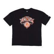 NBA Infill Logo Tee Zwart/Oranje New Era , Black , Heren