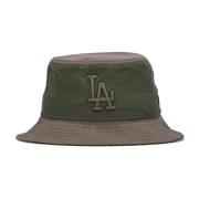 Multi Texture Tapered Bucket Hat New Era , Green , Heren