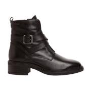 Casual Gesloten Zwarte Enkellaarzen Tamaris , Black , Dames