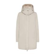 Beige Parka voor Vrouwen add , Beige , Dames