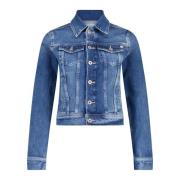 Klassieke Denim Jas Adriano Goldschmied , Blue , Dames