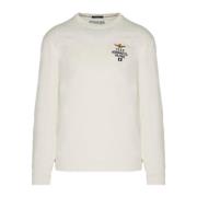 Sweatshirt Aeronautica Militare , White , Heren