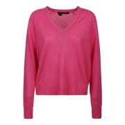 V-neck Knitwear 360Cashmere , Pink , Dames