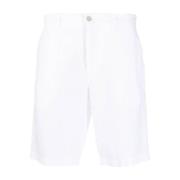Casual Shorts 120% Lino , White , Heren