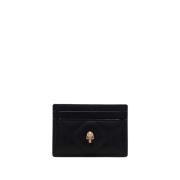 Skull Gewatteerde Portemonnee Alexander McQueen , Black , Dames