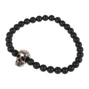 Skull Beaded Armband Alexander McQueen , Black , Heren