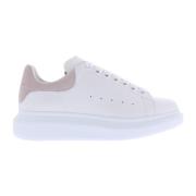 Oversized Leren Sneakers Alexander McQueen , White , Dames