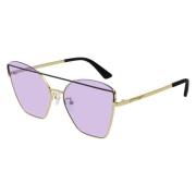 Zonnebril met Indeterminate Frame Mq0163S Alexander McQueen , Purple ,...