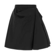 Zwarte katoenen rok voor elke gelegenheid Alexander McQueen , Black , ...