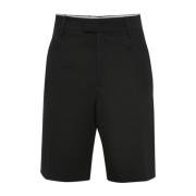 Zwarte Bermuda Shorts voor Heren Alexander McQueen , Black , Heren