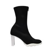 Scuba Soft Boots in zwart canvas Alexander McQueen , Black , Dames