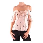 Wl0486568 Top uit de Ss18 Collectie Alexander McQueen , Pink , Dames