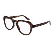 Rebelse Gles Mq0348 Damesbrillen Alexander McQueen , Brown , Dames