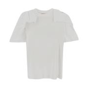 Katoenen T-shirt Alexander McQueen , White , Dames