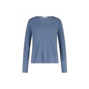 Luxe Kasjmier Pullover Allude , Blue , Dames