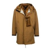 Giacconi Cumin Parka Jas voor Heren C.p. Company , Brown , Heren