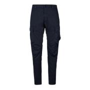 Slim Fit Tapered Broek C.p. Company , Blue , Heren