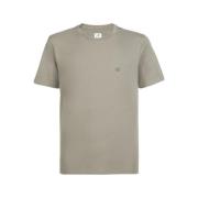 Gewatteerd Katoenen T-shirt voor Heren C.p. Company , Beige , Heren