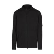 Zip-Through Sweatshirt voor Heren C.p. Company , Black , Heren