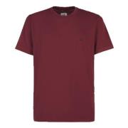 Iconisch Katoenen Jersey T-Shirt C.p. Company , Red , Heren