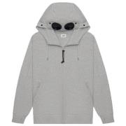 Stijlvolle Zip Through Goggle Hoodie C.p. Company , Gray , Heren