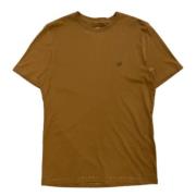 Iconisch Katoenen Jersey T-Shirt C.p. Company , Brown , Heren