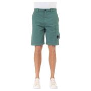 Militair-geïnspireerde Bermuda Cargo Shorts C.p. Company , Green , Her...