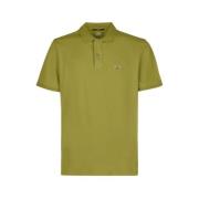 Slim Fit Logo Polo in Groen Mos C.p. Company , Green , Heren