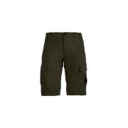 Stretch Sateen Cargo Shorts Ivy Green C.p. Company , Green , Heren