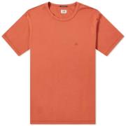 Klassiek Logo T-Shirt in Burnt Ochre C.p. Company , Red , Heren