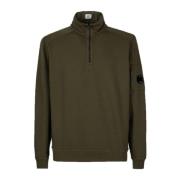 Licht Fleece Half Zip Sweatshirt IJsgroen C.p. Company , Green , Heren