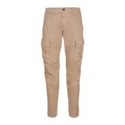 Stretch Sateen Cargo Broek C.p. Company , Brown , Heren