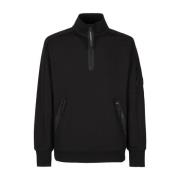 Diagonaal Verhoogd Fleece Opstaande Kraag Sweatshirt C.p. Company , Bl...