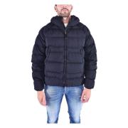 Hooded Ritsjack Navy Eco Chrome C.p. Company , Blue , Heren