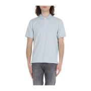 Katoenen Polo Shirt C.p. Company , Blue , Heren