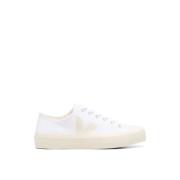 Canvas Low-Top Sneakers Wit/Pierre Veja , White , Heren