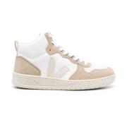 V15 Chroomvrije Lederen Sneakers Veja , White , Dames