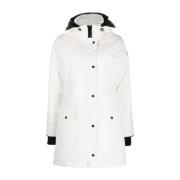 Winter Jackets Canada Goose , White , Dames