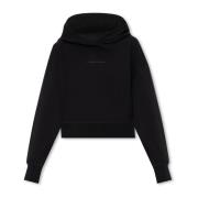 Hoodie met logo Canada Goose , Black , Dames