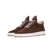 Bruine Low Top Camino Sneakers Filling Pieces , Brown , Heren