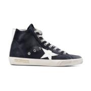 Suede High Top Sneakers Golden Goose , Blue , Heren