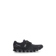 Zwarte Sneakers met Contrasterend Logo On Running , Black , Heren