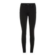 Super Slim Zwart Jeans | Freewear Zwart Vero Moda , Black , Dames
