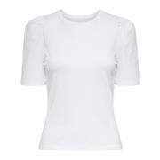 Dames Wit T-shirt Only , White , Dames